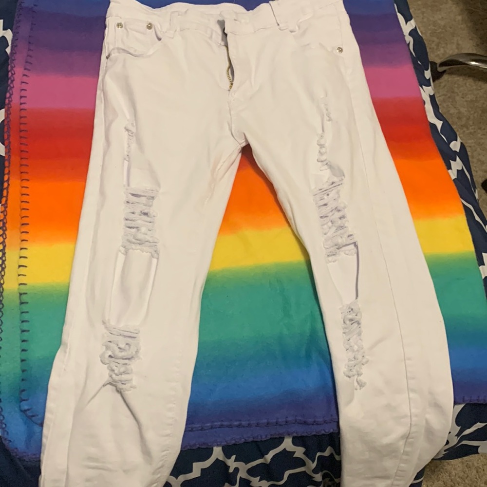skinny jeans white size 30